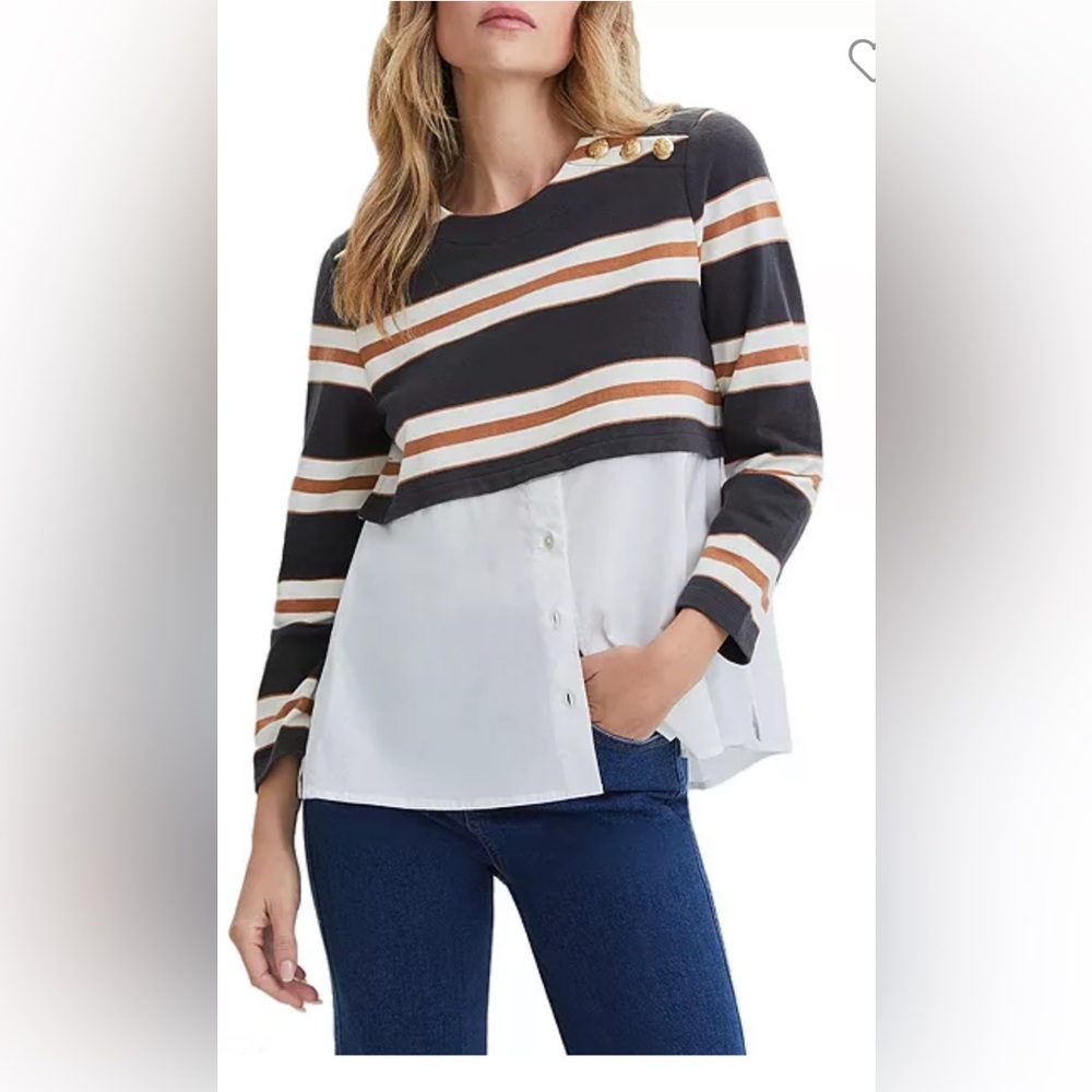 VERONICA BEARD Bertie Top.
size Xs New with tags !!